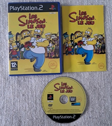 Jeu ps2 les simpson le - :,