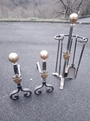 Serviteur cheminée et - cheminée,