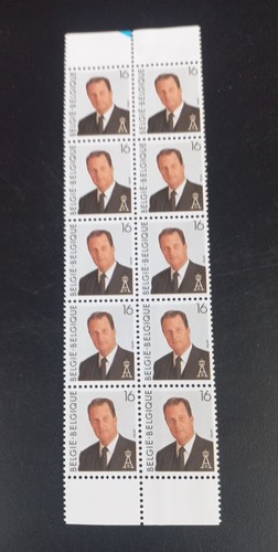 Belgique bande timbres - bande,