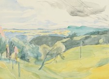 Forêt-Noire, 1950 | Aquarelle