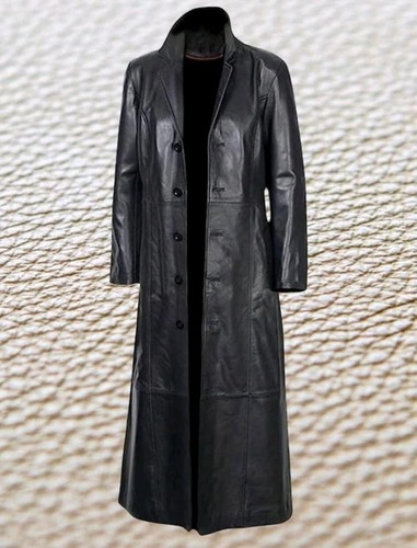 Men leather trench duster - trench,