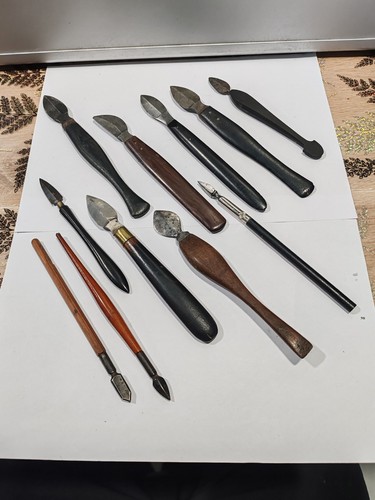 Très rare lot grattoir - grattoir, a