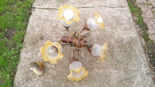 Suspension lustre vintage - lustre, 5