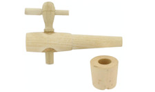 Robinet vinaigrier bois - 3,5