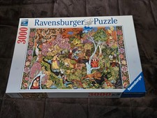 RAVENSBURGER 3000 PIECE JIGSAW PUZZLE "GARDEN OF SUN SIGNS" 100% COMPLETE