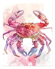 Art mural crabe vivant sur le