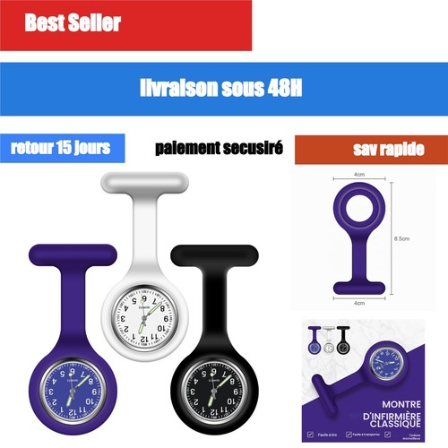 Montre gousset infirmière - montre,
