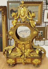 Pendule en bronze fin XIXème