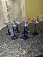 Rare Vintage lot de 8 verres