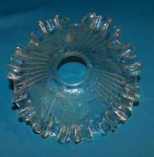 ANCIENNE TULIPE DE PLAFONNIER LUSTRE LAMPE A PETROLE SIGNEE PARAGON .GLAND CHENE