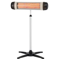 AREBOS Chauffage radiant infrarouge Radiateur électrique| 2500W argenté