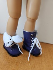 chaussure 72mm Bottes Bleu poupée kidz n cats fun in faith gotz hannah happy 