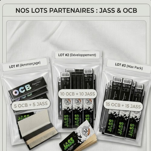 Feuilles ocb slim noires - 32,