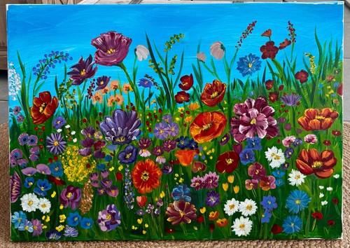 Prairie acrylique sur - la,
