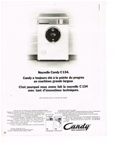 Adversstising 1972 candy - 1972,