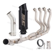 For Suzuki GSXR600 GSXR750 2011-2025 Muffler Header Mid Pipe Full Exhaust System