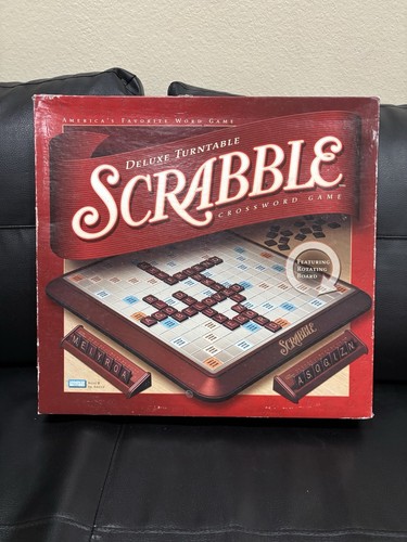 Scrabble 2001 deluxe turntable - scrabble,