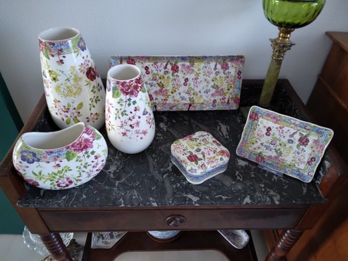 Gien faïence millefleurs - faïence,