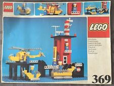 Lego Vintage 369 - Empty and Flattened Coast Guard Station Box (1976)