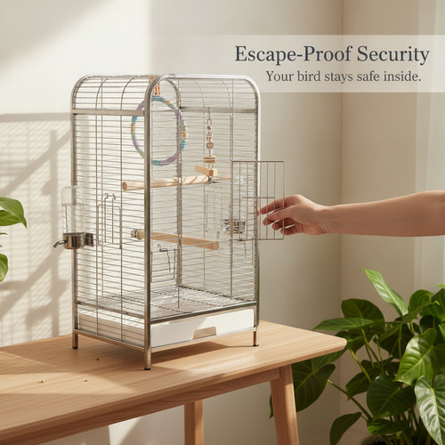 Cage pour oiseaux métal - cage,