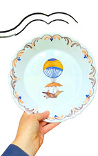 Assiette faïencerie de Nevers