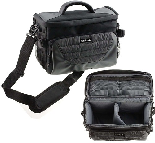 Navitech grey shoulder camera - shoulder,