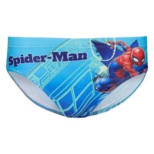 Slip de Bain Spiderman Marvel Bleu Garçon Taille 6 ans (116cm) Neuf Authentique