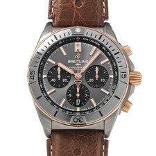 BREITLING Chronomat B01 42 Triumph TB0134101M1X1 gray/black WATCH 696488