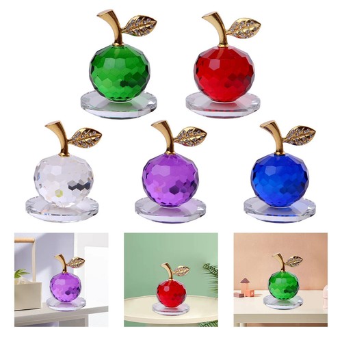 Pomme cristal décoration - pomme,