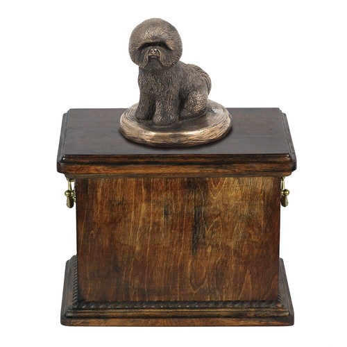 Bichon poil frise urne avec - urne,