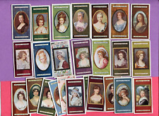 1923 JOHN PLAYER & SONS MINIATURES COMPLETE 25 TOBACCO CARD SET PAINTINGS