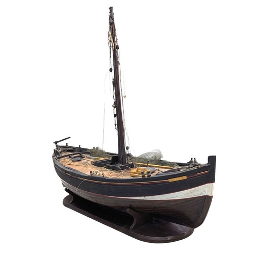 Maquette bateau barque - de,