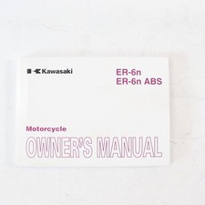 Genuine 2008 KAWASAKI ER-6n / ER-6n ABS English Owners Manual 999861450