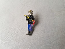 Pin's FIREFIGHTERS - Firefighters - Firefighter with Fire Lance