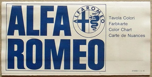 Alfa romeo car colour - romeo, paint