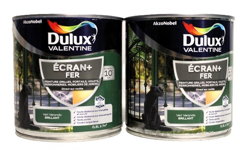 Lot peinture fer dulux - lot,