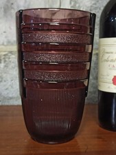 Vase en verre mouler Art Deco