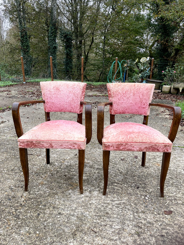 Fauteuils bridge vintage - fauteuils,