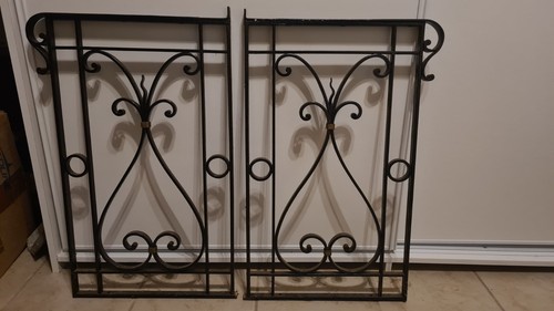 Paire grille fer forgé - de,