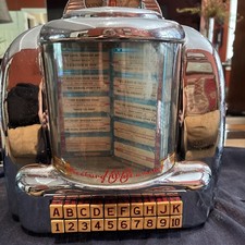 NICE Vintage Seeburg Wall-O-Matic 100 Wall Jukebox No Key Martin Cole Beatles