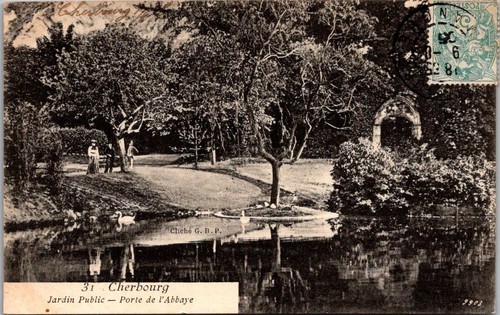 40008 postcard cherbourg - postcard,