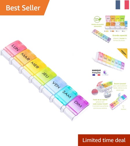 Pilulier semainier arc - semainier, arc-en-ciel