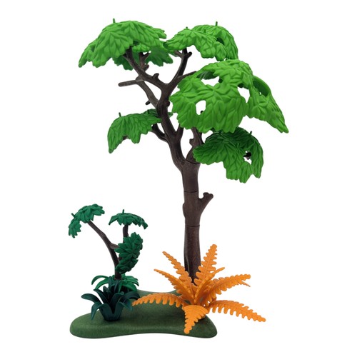 Playmobil sol vert arbre