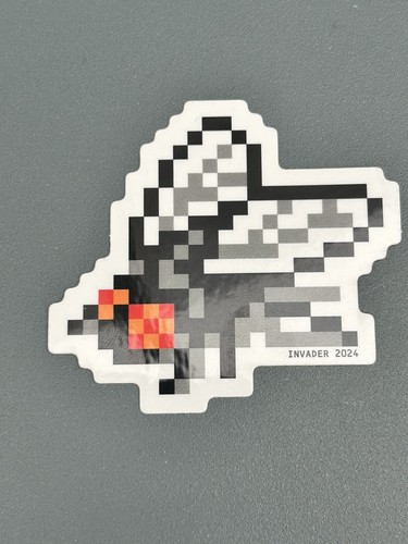 Invader space station sticker - invader,