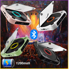 Lecteur CD Portable Bluetooth USB rétro vinyle – 7h autonomie – Compact