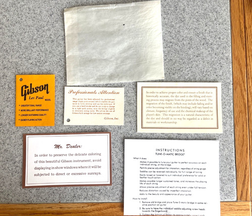 Gibson custom shop tag - gibson,