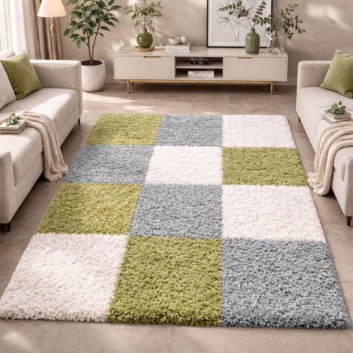 Tapis shaggy moelleux poils - shaggy, à