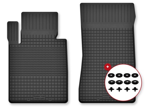 Tapis avant caoutchouc bac - , bmw
