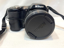 Nikon COOLPIX L100 Digital Camera - Black NOT WORKING FOR PARTS REPAIR