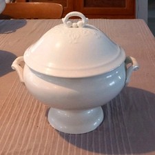 SOUPIÈRE BLANCHE ANCIENNE